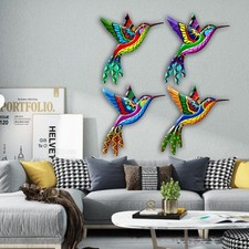 Métal Oiseau Wandkunst