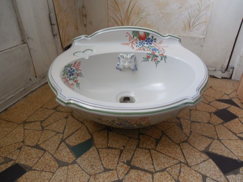 Lave main vintage faience - main, en
