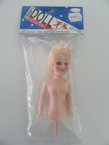 Plastic half doll body making - plastic,