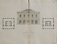 Dessin d'architecte, XIXe