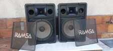 RAMSA WS-A200E / PANASONIC PAIRE ENCEINTES SONO VINTAGE
