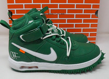 Nike Air Force 1 Mid SP Leather Pine Green/White Shoes DR0500-300 Men's SZ 12