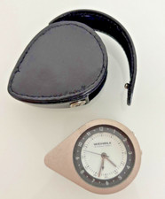 Réveil loupe acier sablé et