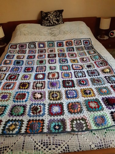 Couverture plaid granny au - ou,