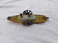 Antique wheeled boat toy D.R P.A Germany