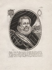 Jean De Beaumanoir Marquis Lavardin Negrepelisse Portrait Gravure Engraving
