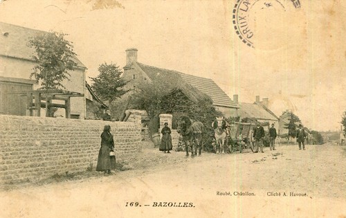Carte bazolles attelage - bazolles,