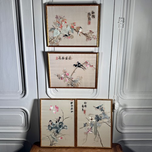 Suite panneaux de soie - panneaux,