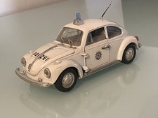 Vintage Polistil Cox Beetle Toy VW Volkswagen Beetle Polizei S15 1/25