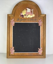 Bistro sign, restaurant slate painting imitation wood vintage style