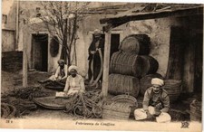 Old postcard AK TUNISIA manufacturer of cuffins (269063)