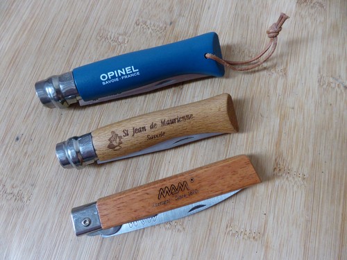 Lot couteaux pliants