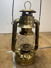 n° 15 ancienne lampe à pétrole / lampe tempête Laiton  Dietz N.76 Thé Original