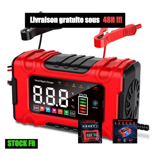 Chargeur batterie voiture moto