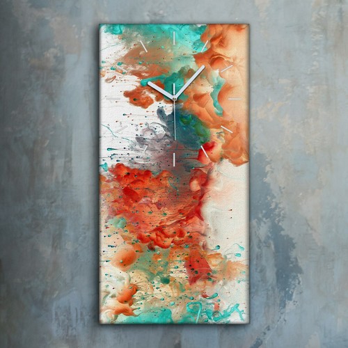 Horloge murale sur toile - , 30x60