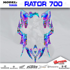 4 Yamaha Raptor 700 700R 2013-2024 Graphics Kits 3M Decals Stickers PS Purple