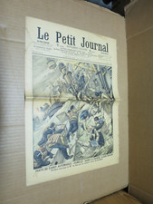 LE PETIT JOURNAL 1905 accident racing canoes auto Algiers Toulon Tram Romainville