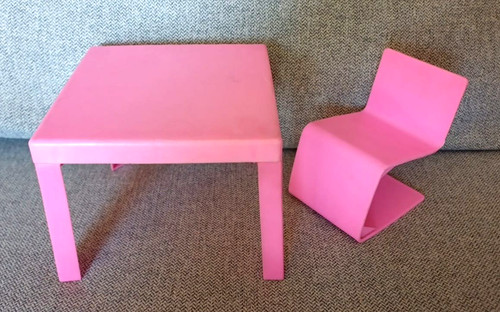 Chaise table vintage mattel - et,