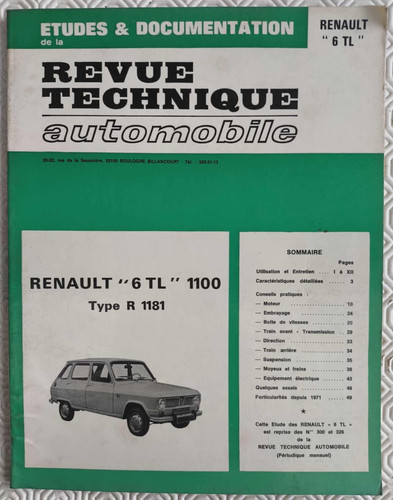 Vintage 1974 revue technique - vintage,