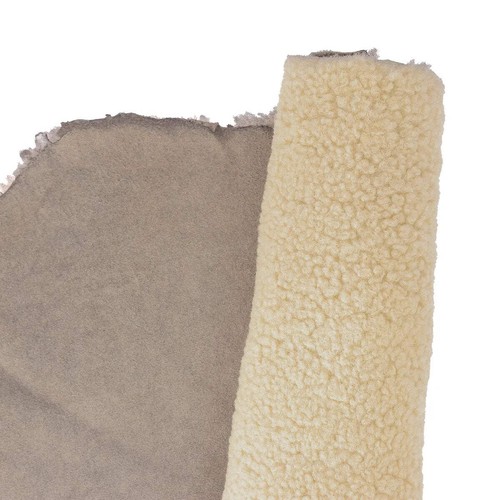 Peau mouton lainé - peau, de