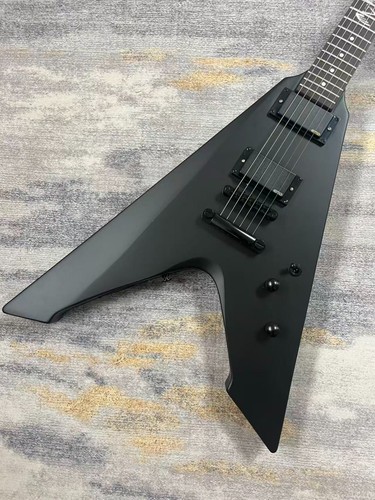 Guitare électrique noir mat - électrique,,