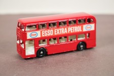 Vintage Matchbox Lesney No. 74 RED Daimler Bus ESSO Extra Petrol England LQQK