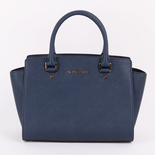 Michael kors navy satchel tote - navy,