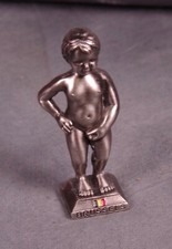 Brussels Miniture Figurine Manneken Pis - Approx 1980s