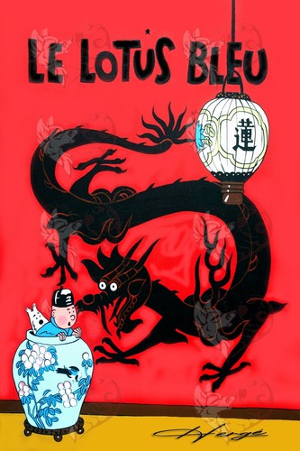 Hergé tintin the - the, lotus