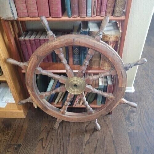 Ancien volant bateau - ancien,