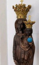 Statue of Our Lady of Loreto in Ebony Effect Resin