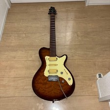 Guitare électrique Godin Solidac intégrée Piezo Sunburst utilisée du Japon av...