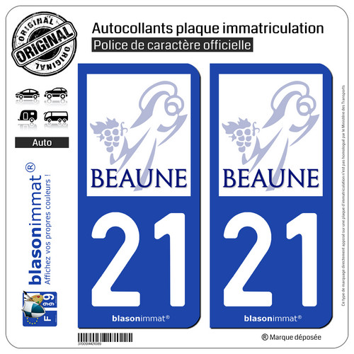 Stickers autocollant plaque - 2,