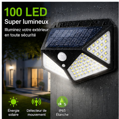 Lampe solaire extérieur 100 - extérieur,