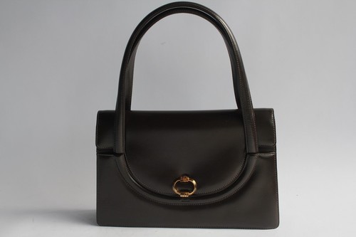 Gucci sac main cuir marron - gucci, à