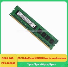 Hynix DDR3 8 GB 1333 MHZ PC3-10600E 1.5V ECC Unbuffered RAM for Workstations LOT