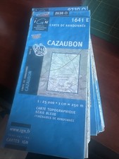 Carte IGN Cazaubon
