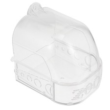  1pc oiseau cage extérieur suspendu boîte de bain en plastique petit oiseau