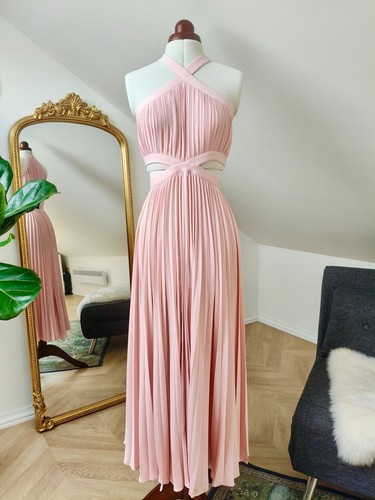 Robe longue plissée - , rose