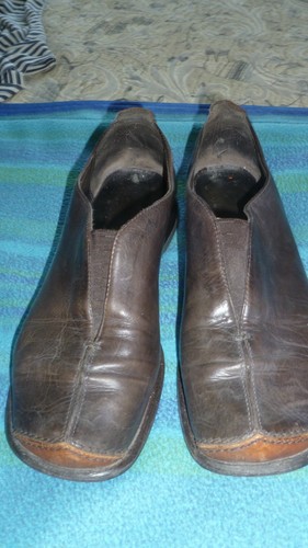 Chaussures cuir annee 70 - chaussures, en