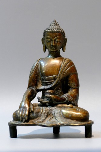 Bouddha amitayus bronze - amitayus,