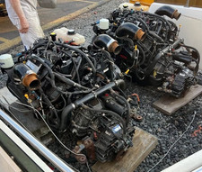 Mercruiser 496 MAG 8.1 HO Marine Engine - running take-out PAIR w/ gears 266 hrs