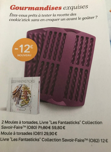 Lot moules torsades - , a