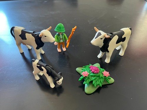 Playmobil enfant vache - , 3077