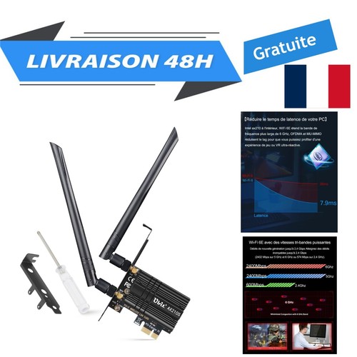 Carte wifi pcie axe5400 - pcie, intel
