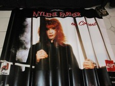 MYLENE FARMER AFFICHE PROMO 120X160 TOUR 89 EN CONCERT NEUVE NON PLIEE