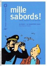AUXP8-0481-COMICS - THOUSAND HATCHES - TINTIN HADDOCK AND THE BOATS