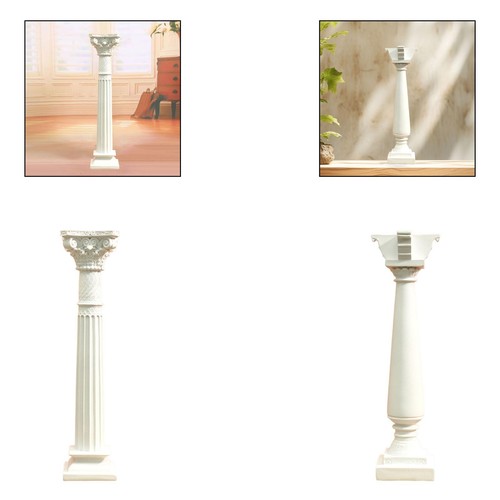 Colonne romaine blanche style - colonne, blanche,