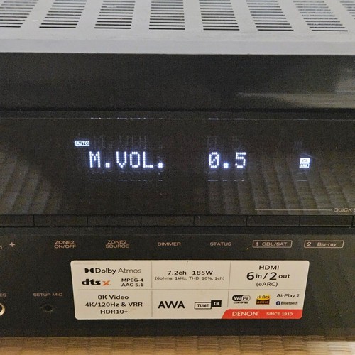 Avr x2800h 2ch receiver - avr-x2800h, 7.2ch