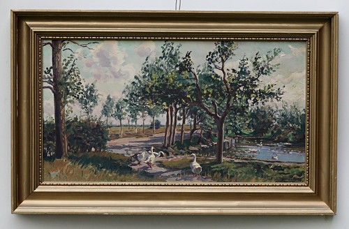 Huile sur toile - sur, henrik